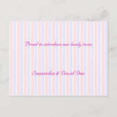 Faire-part de naissance de jumeaux avec photo (Dos)