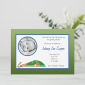 Faire-part de naissance de la base de sports PHOTO (Debout devant)