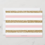 Faire-part de naissance de la nouvelle petite fill (Dos)