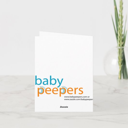 Faire-part de naissance de lanterne (Dos)