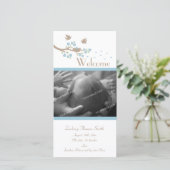 Faire-part de naissance de nids d'oiseaux (Debout devant)