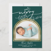 Faire-part de naissance de Noël Arch Frame (Devant)
