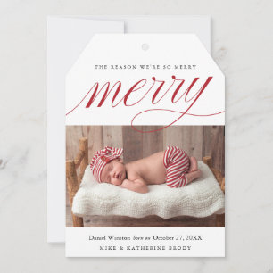 Faire-part de naissance de Noël, Carte de vacances