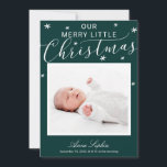 Faire-part de naissance de Noël de la photo du jol<br><div class="desc">Jolie flocon de neige calligraphie photo carte de Noël faire-part de naissance. Facile à personnaliser avec vos détails. Contactez-moi par conversation si vous avez des questions sur l'oeuvre ou avez besoin d'une personnalisation. VEUILLEZ NOTER : Pour obtenir de l'aide sur les commandes, l'expédition, l'information sur les produits, etc., contactez le...</div>