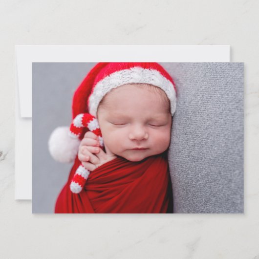 Faire-part de naissance de Noël du Pôle Nord (Dos)