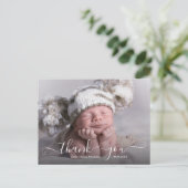 Faire-part de naissance de petit garçon - Carte po (Debout devant)