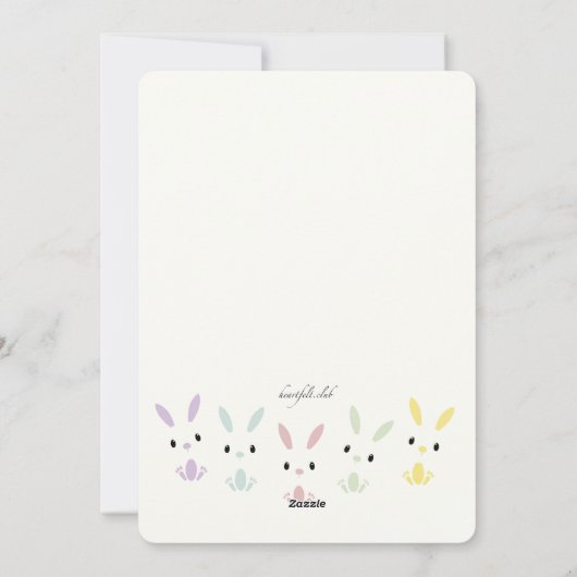 Faire-part de naissance de photo de bannière de (Dos)