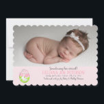 Faire-part de naissance de photo de bébé de Pâques<br><div class="desc">Une belle manière d'annoncer l'arrivée de votre bébé de Pâques ! (Conçu par Freepik). Il est facile customiser la carte avec vos mots, police, couleur de police et choix de six types de papierPas exactement que recherchez-vous ? Tous nos produits peuvent être conçus en fonction du client pour répondre à...</div>