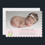 Faire-part de naissance de photo de bébé de Pâques<br><div class="desc">Une belle manière d'annoncer l'arrivée de votre bébé de Pâques ! (Conçu par Freepik). Il est facile customiser la carte avec vos mots, police, couleur de police et choix de six types de papierPas exactement que recherchez-vous ? Tous nos produits peuvent être conçus en fonction du client pour répondre à...</div>