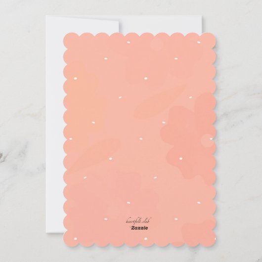 Faire-part de naissance de photo de mélange de (Dos)