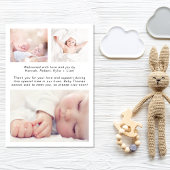 Faire-part de naissance de photos d'accueil