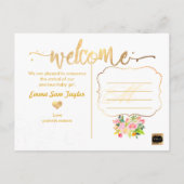 Faire-part de naissance de PixDezines / Aquarelle (Dos)