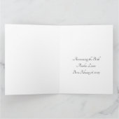 Faire-part de naissance de points violets (Intérieur)