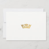 Faire-Part de Naissance de Princesse Il était une  (Dos)