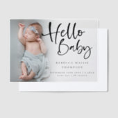 Faire-part de naissance de script de superposition (Compenser)