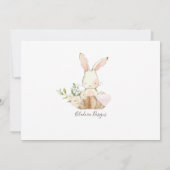 Faire-part de naissance de script photo pour bébé  (Dos)