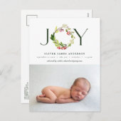 faire-part de naissance de vacances botaniques Wat (Devant / Derrière)