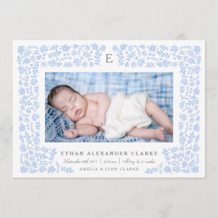 Faire-part de naissance des fleurs de récolte