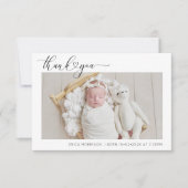 faire-part de naissance des frontières blanches du (Devant)