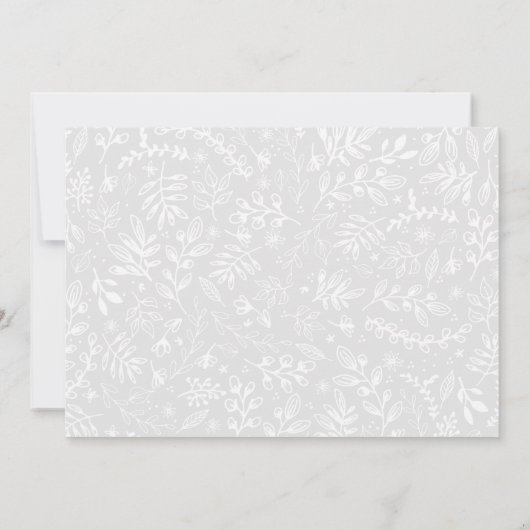 Faire-part de naissance d'or (Dos)