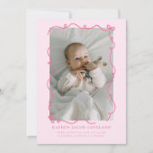 Faire-part de naissance du cadre de vaches de Dood (Devant)