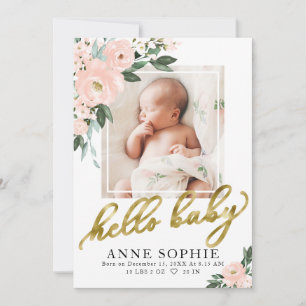 Faire-part de naissance et carte de remerciement f