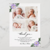 Faire-part de naissance et Carte de remerciements  (Verso)