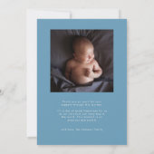 Faire-part de Naissance Étoiles Capricieuses Grill (Dos)