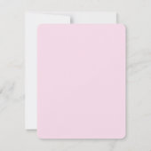 Faire-part de naissance - Fille (Dos)