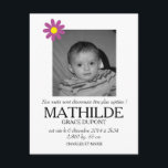 Faire-part de naissance - Fille<br><div class="desc">Faire-part de naissance - Fille</div>