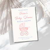 Faire-part de Naissance Fille au Lavis