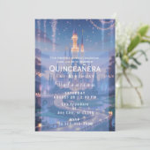 Faire-part de Naissance Fille Château de Conte de  (Debout devant)