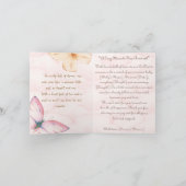 Faire-part de naissance Fille - Éléphant Mignon su (Intérieur)