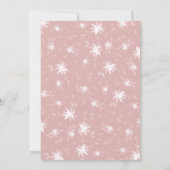 Faire-part de naissance fille rose Vintage (Dos)