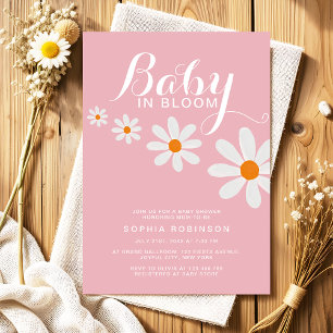 Faire-Part de Naissance Fleur de Pâquerette Bébé e