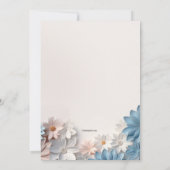 Faire-part de naissance Fleurs de Printemps (Dos)