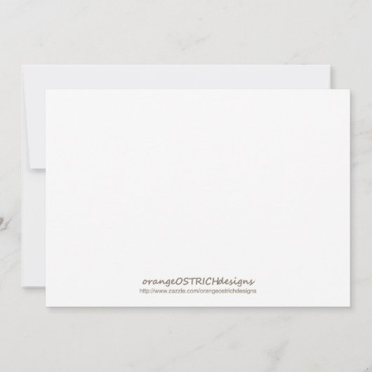 Faire-part de naissance Garçon (Dos)