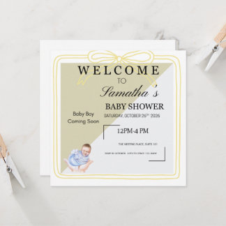 Faire-part de naissance garçon classique | Gol dou