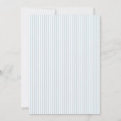 Faire-part de Naissance Garçon Empreintes de Bébé (Dos)