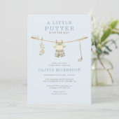 Faire-Part de Naissance Garçon Golf Little Putter (Debout devant)