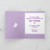 Faire-part de naissance : Hush dit la lune (Intérieur)