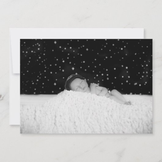 Faire-part de naissance infographique pour bébé ga (Dos)