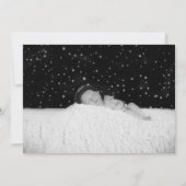 Faire-part de naissance infographique pour bébé ga (Dos)