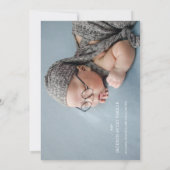 Faire-part de naissance Invitation Sip'nSee  Photo (Dos)