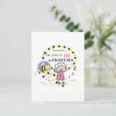 Faire-part de naissance Je vais être grand-mère (Debout devant)