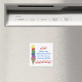 Faire-part de naissance -- magnet souvenir (In Situ (Lave-vaisselle))