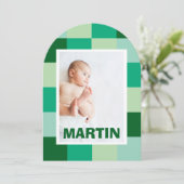 Faire-Part de naissance Martin (Debout devant)