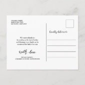 Faire-part de naissance Merci moderne Trois photos (Dos)