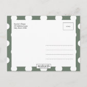 FAIRE-PART DE NAISSANCE MODERNE (Dos)