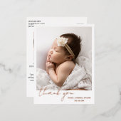 Faire-part de naissance moderne et élégant (Recto/Verso)